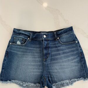 LOFT Dark Blue Jean Shorts